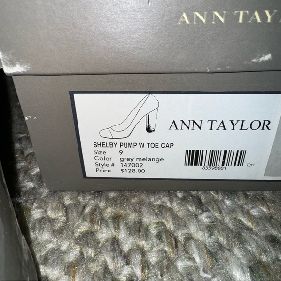 Grey & Black Patent Spectator Pumps - Picture 4 of 4